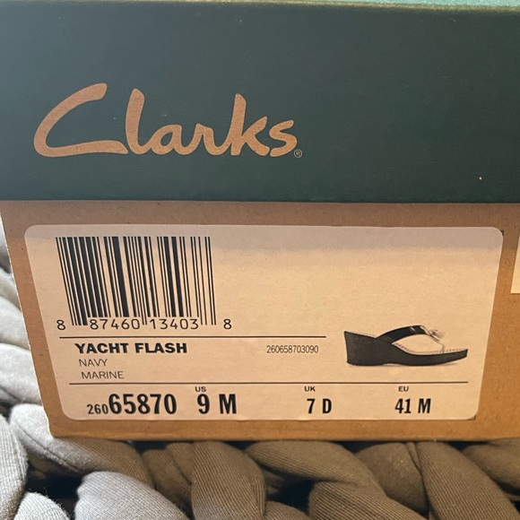 Clarks Yacht Flash tassel platform wedge scandal - Picture 4 of 4